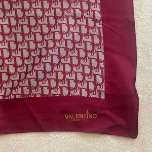 Vintage Valentino Doro Silk Scarf.